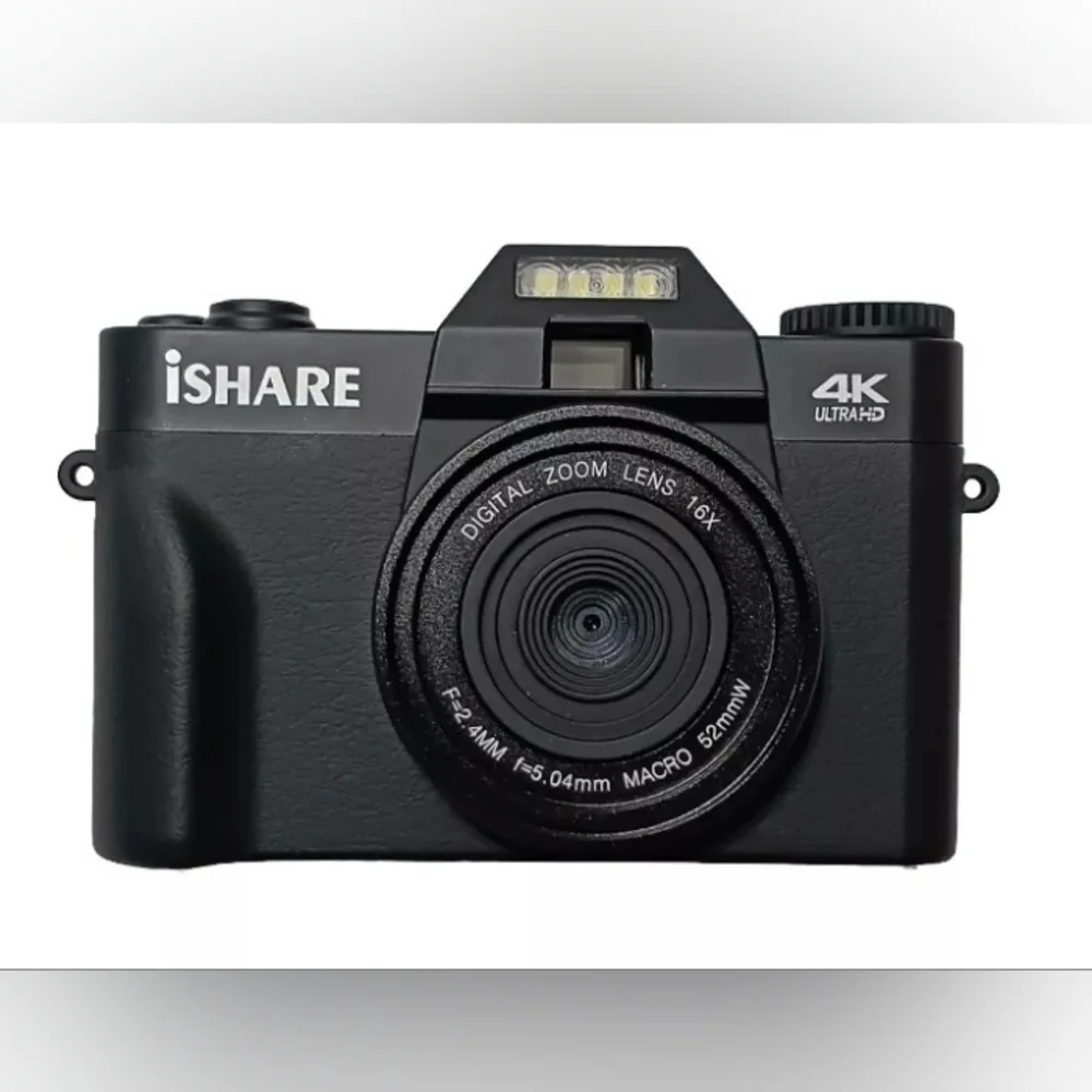 4K Digital Camera Ultra HD Ishare 48MP.